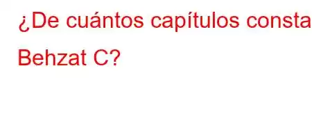 ¿De cuántos capítulos consta Behzat C?