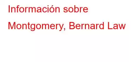 Información sobre Montgomery, Bernard Law