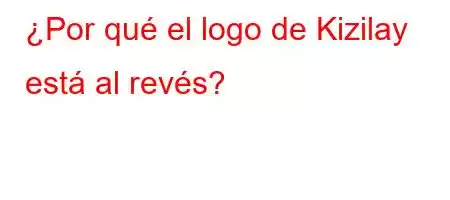 ¿Por qué el logo de Kizilay está al revés?