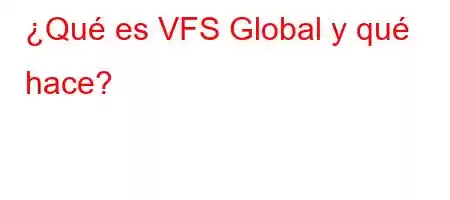 ¿Qué es VFS Global y qué hace