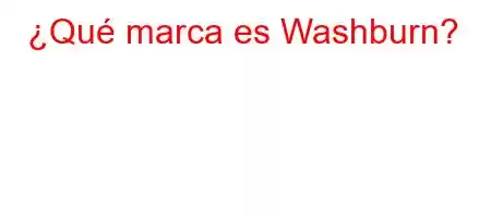 ¿Qué marca es Washburn?