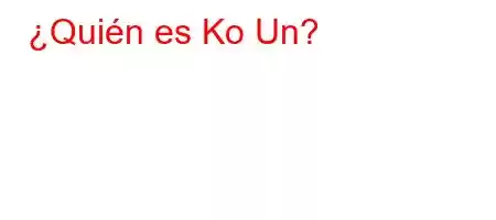 ¿Quién es Ko Un