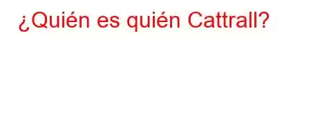 ¿Quién es quién Cattrall?