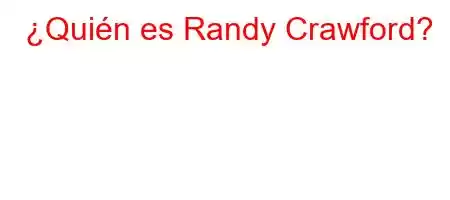 ¿Quién es Randy Crawford